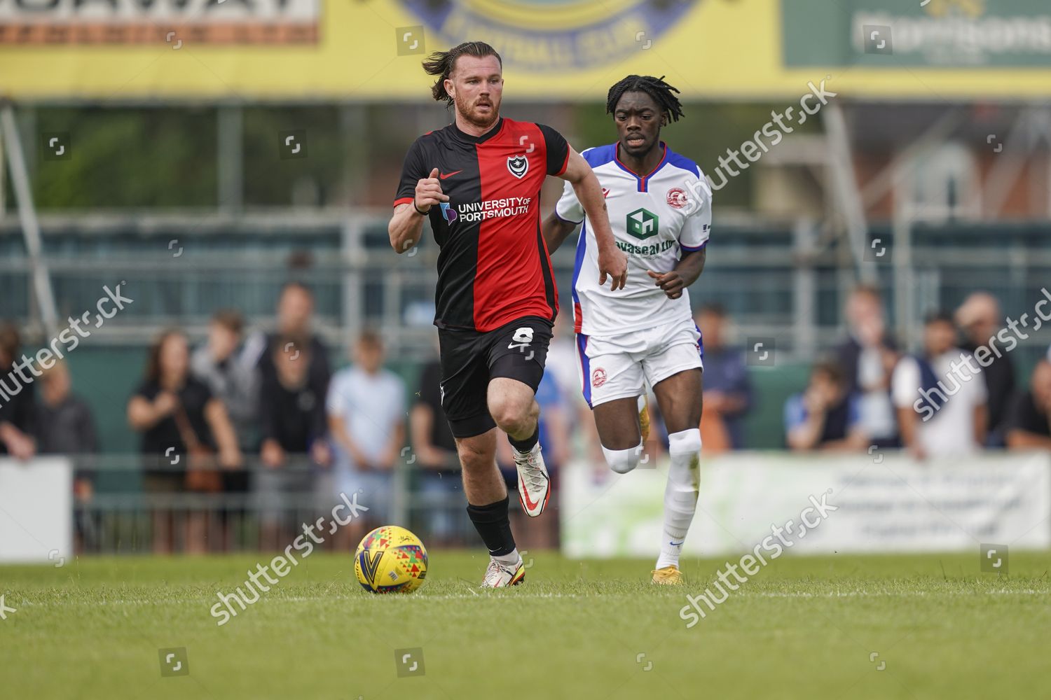 Portsmouth Midfielder Ryan Tunnicliffe During Preseason Editorial Stock