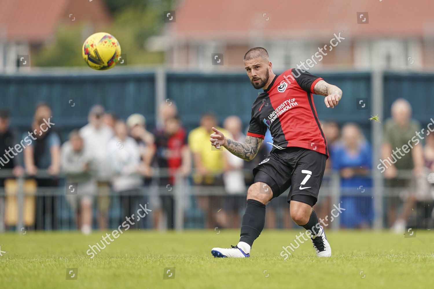 Portsmouth Forward Kieron Freeman During Preseason Editorial Stock ...