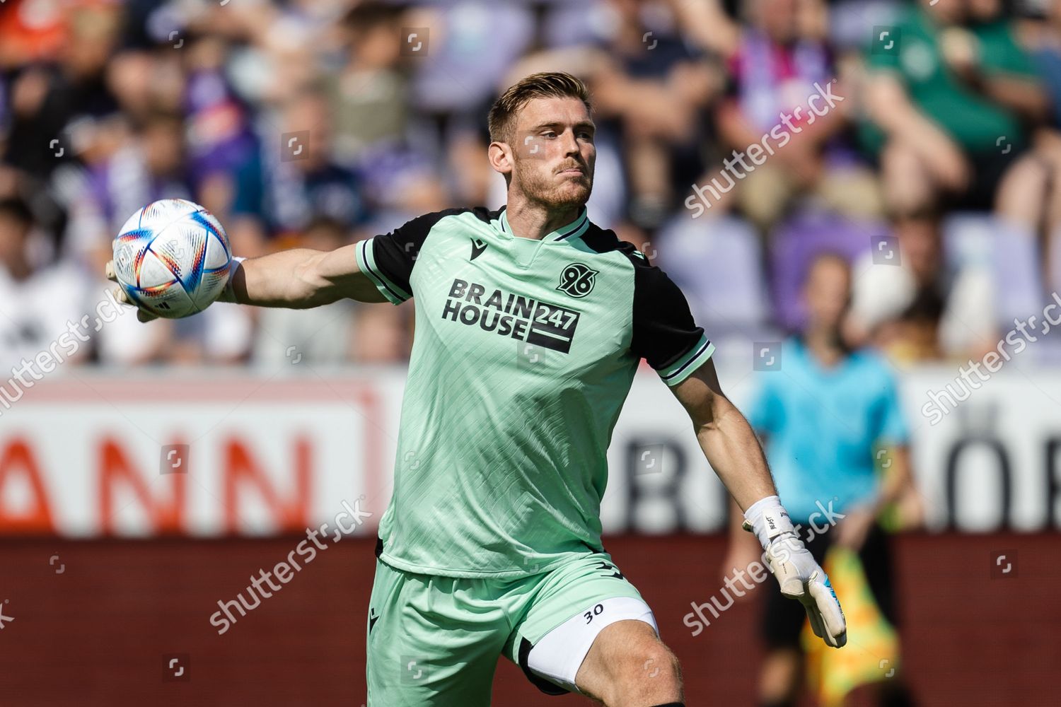 Goalkeeper Leo Weinkauf Hanover Throws Ball Editorial Stock Photo ...