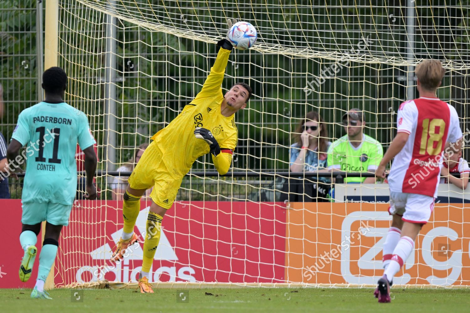 Ajax Goalkeeper Jay Gorter Saves Editorial Stock Photo - Stock Image ...