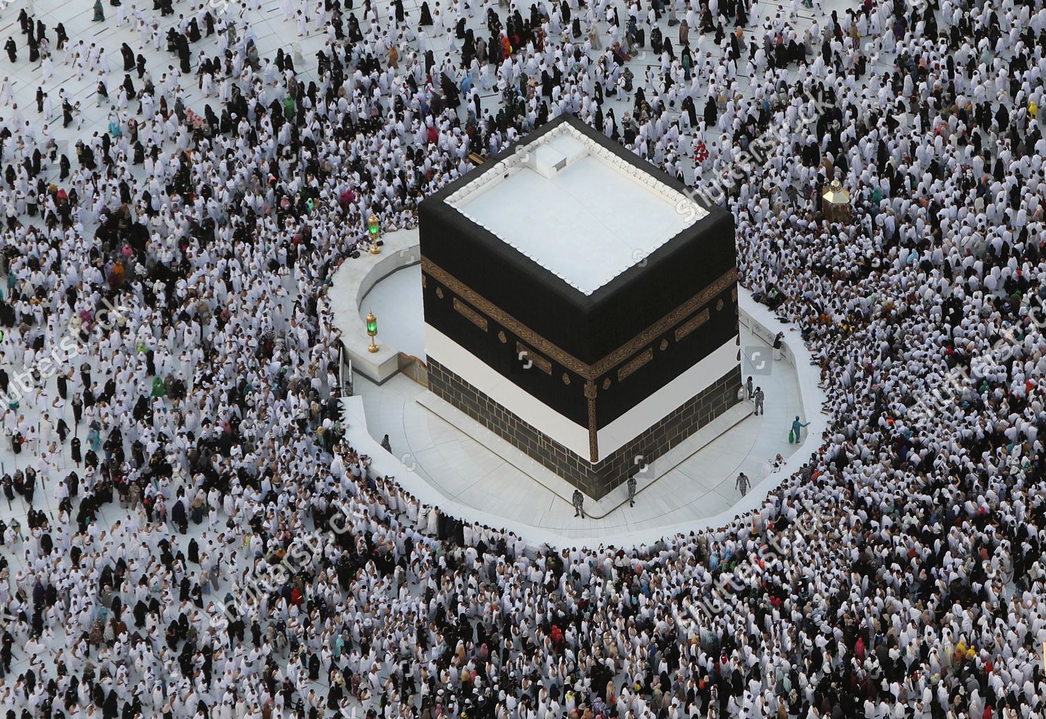 Muslims Perform Tawaf Circumambulation Ritual Pray Editorial Stock ...