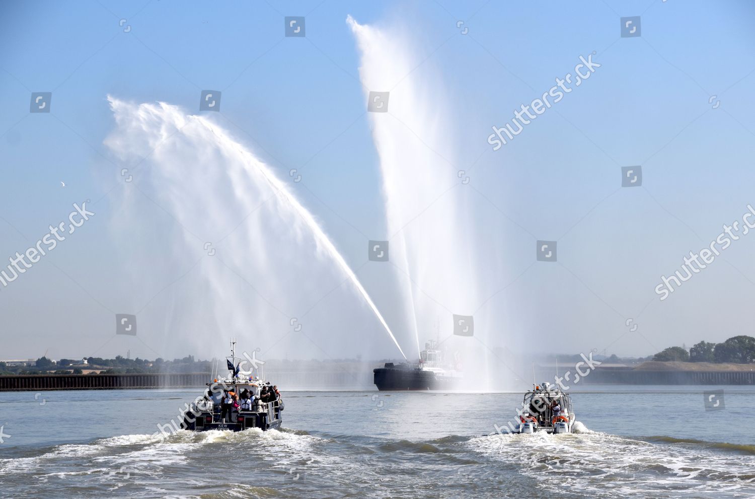 Queens Baton Relay Passing Through Gravesend Editorial Stock Photo