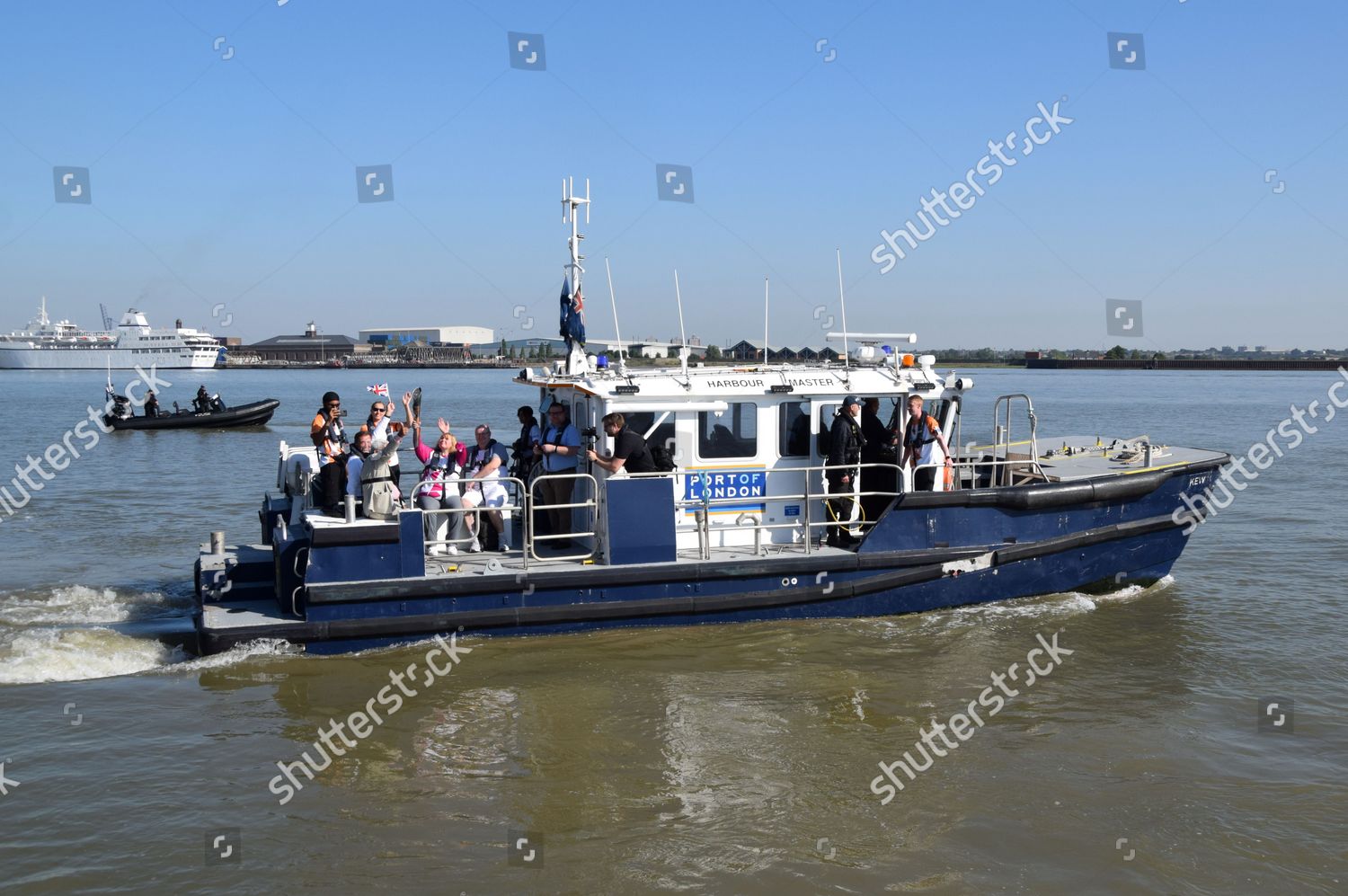 Queens Baton Relay Passing Through Gravesend Editorial Stock Photo