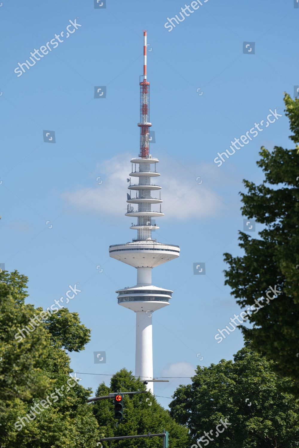 Heinrich Hertz Television Tower Hamburg Germany Editorial Stock Photo ...