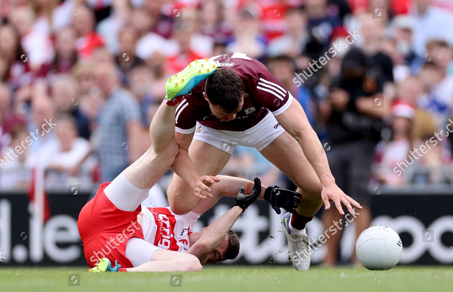 Galway Vs Derry Derrys Gareth Mckinless Editorial Stock Photo Stock