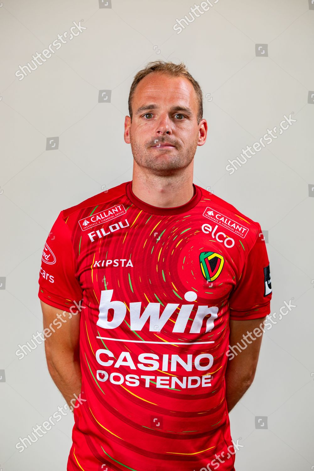 Oostendes Brecht Capon Poses Photographer 20222023 Editorial Stock