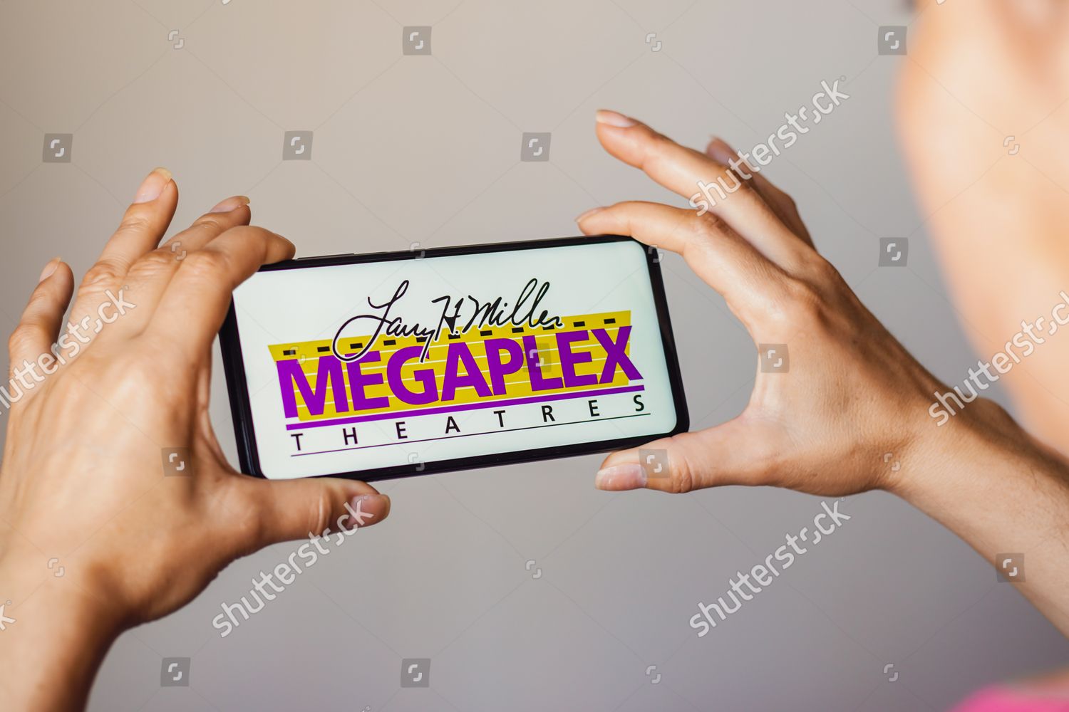 This Photo Illustration Megaplex Theatres Logo Editorial Stock Photo