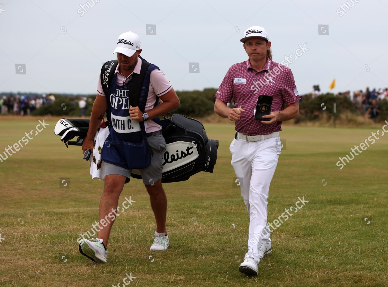 Cameron Smith Aus His Caddie On Editorial Stock Photo Stock Image