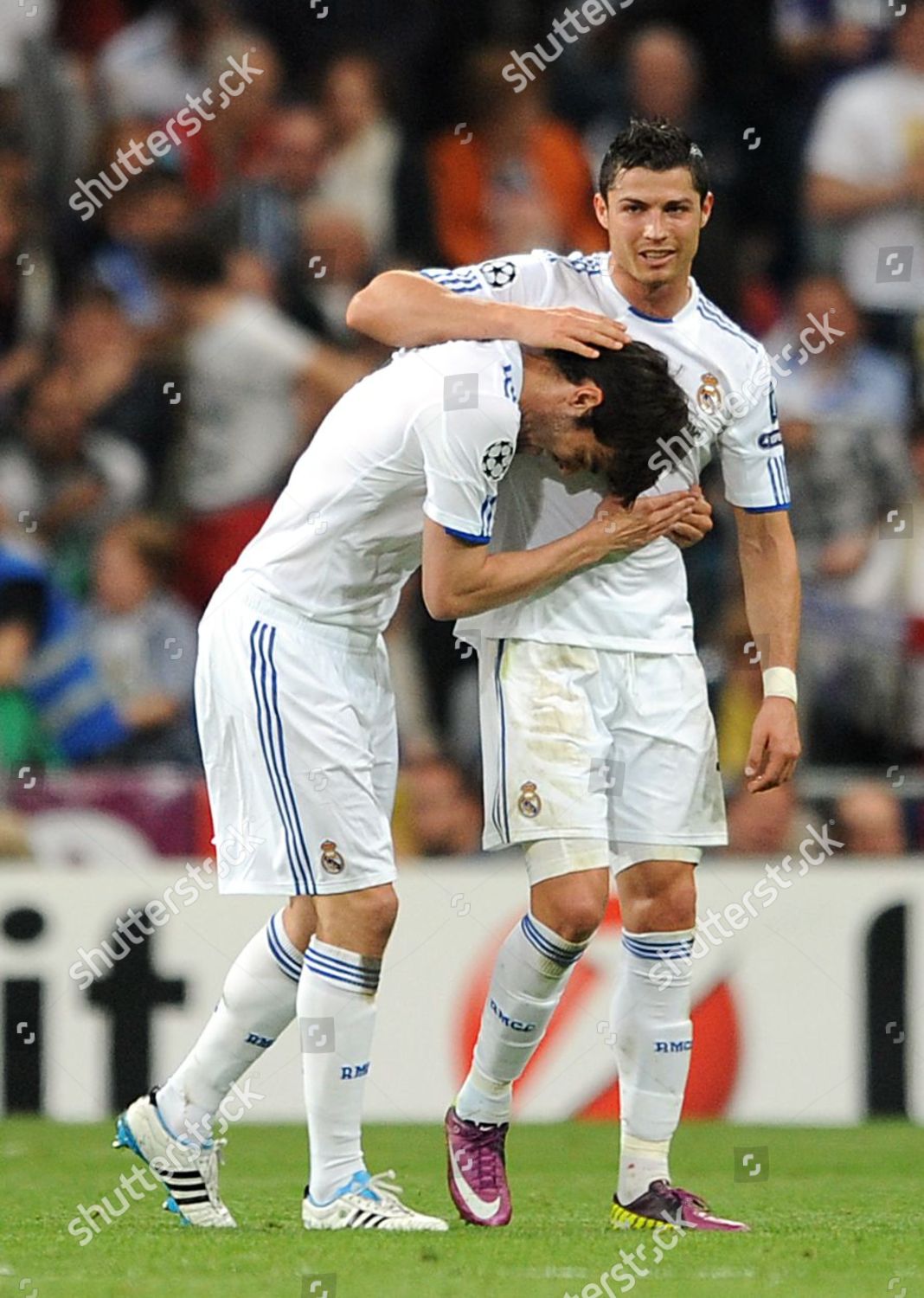 Cristiano Ronaldo Real Madrid Congratulated By Teammate Editorial Stock Photo Stock Image Shutterstock