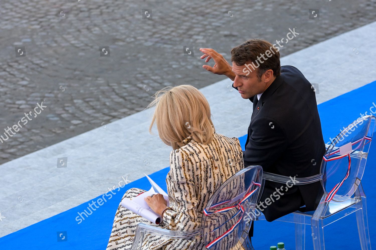 French President Emmanuel Macron Wife Brigitte Editorial Stock Photo French President Emmanuel Macron Wife Brigitte Editorial Stock Photo