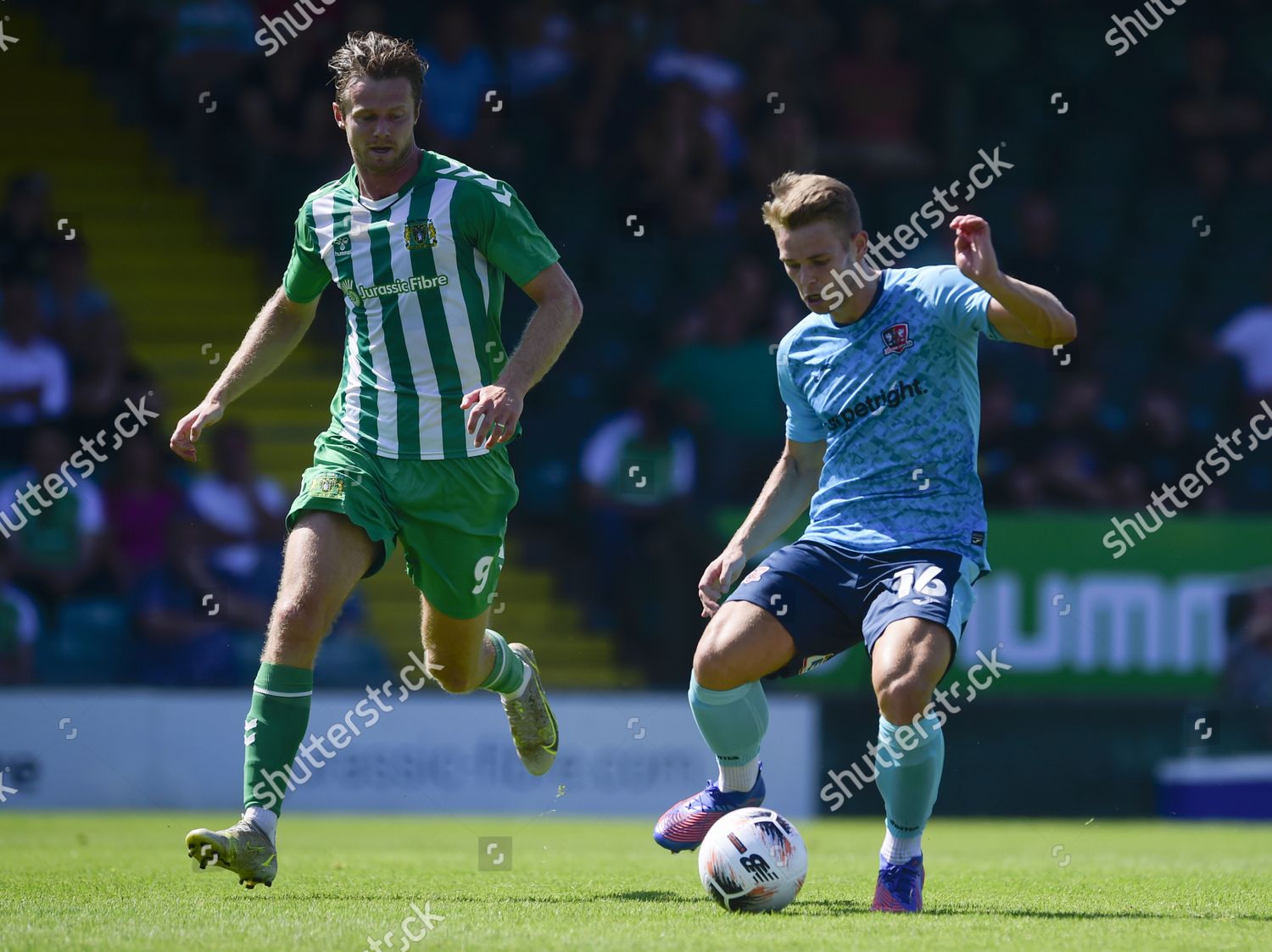 Harry Kite Exeter City Battles Alex Editorial Stock Photo - Stock Image 