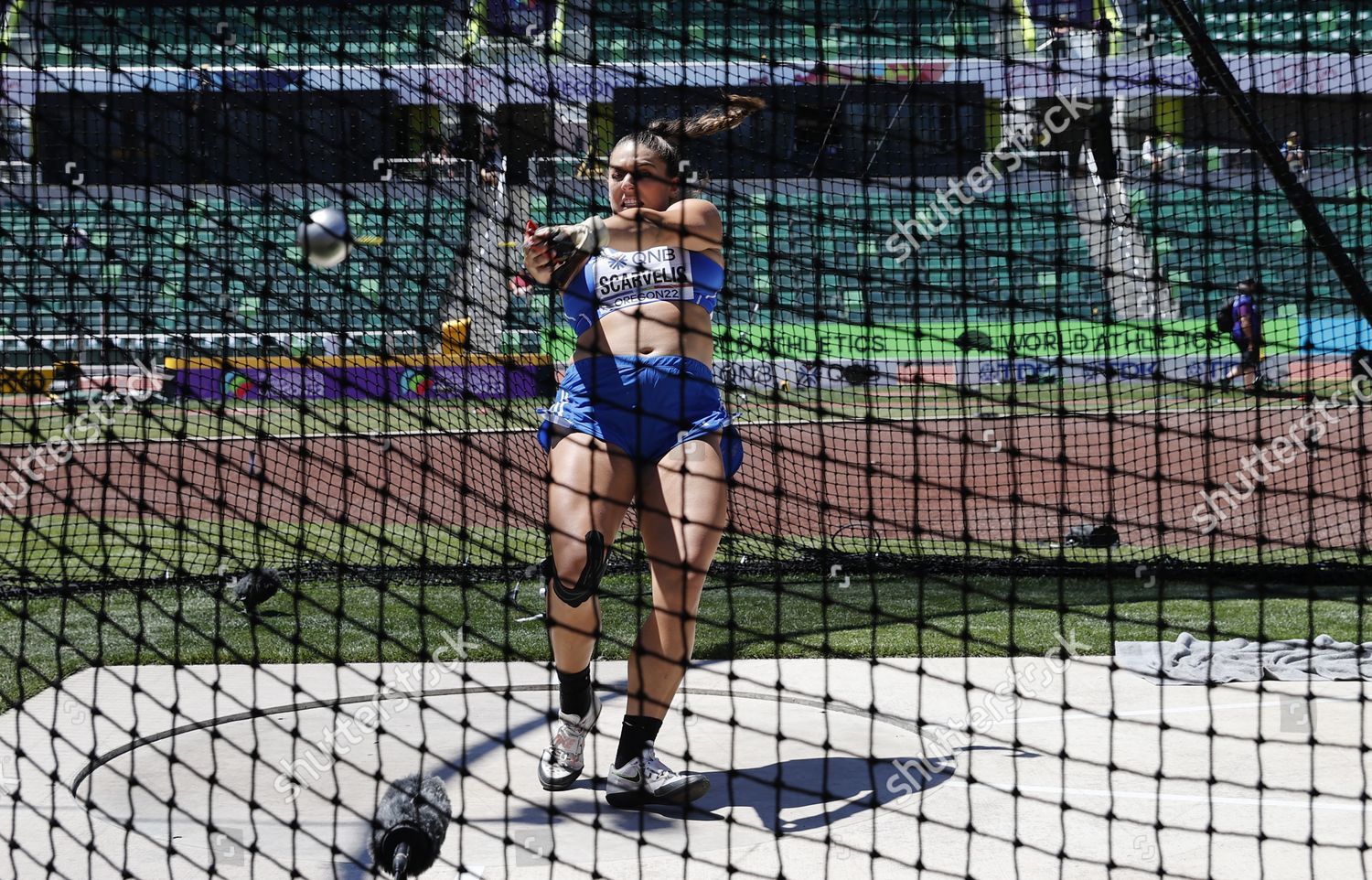 Stamatia Scarvelis Greece Competes Qualification Round Editorial Stock