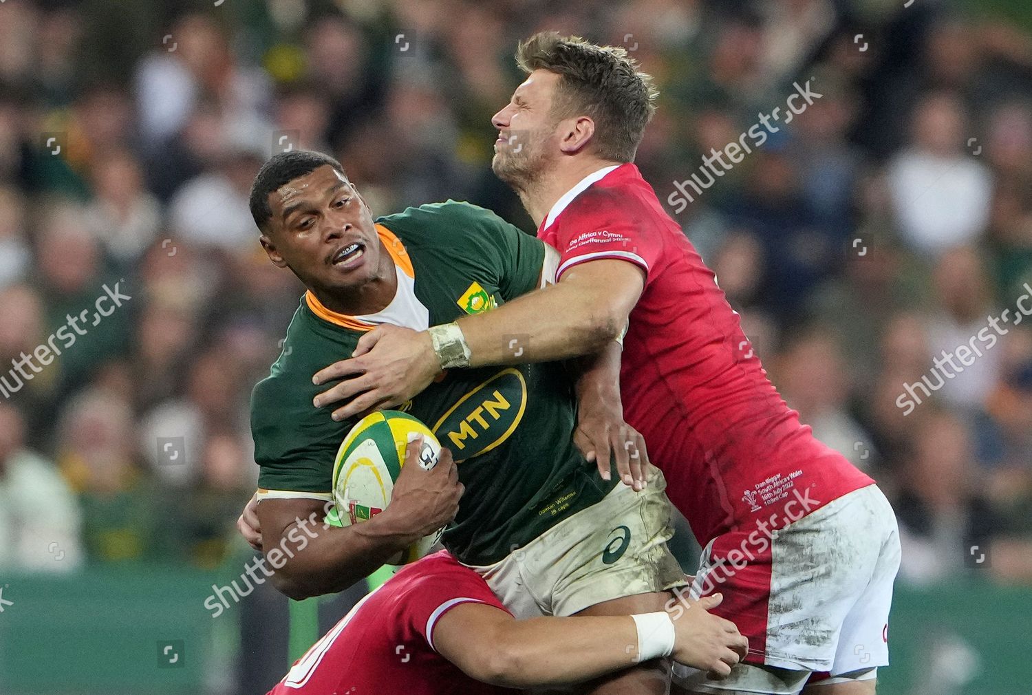 Damian Willemse South Africa C Tackled Editorial Stock Photo