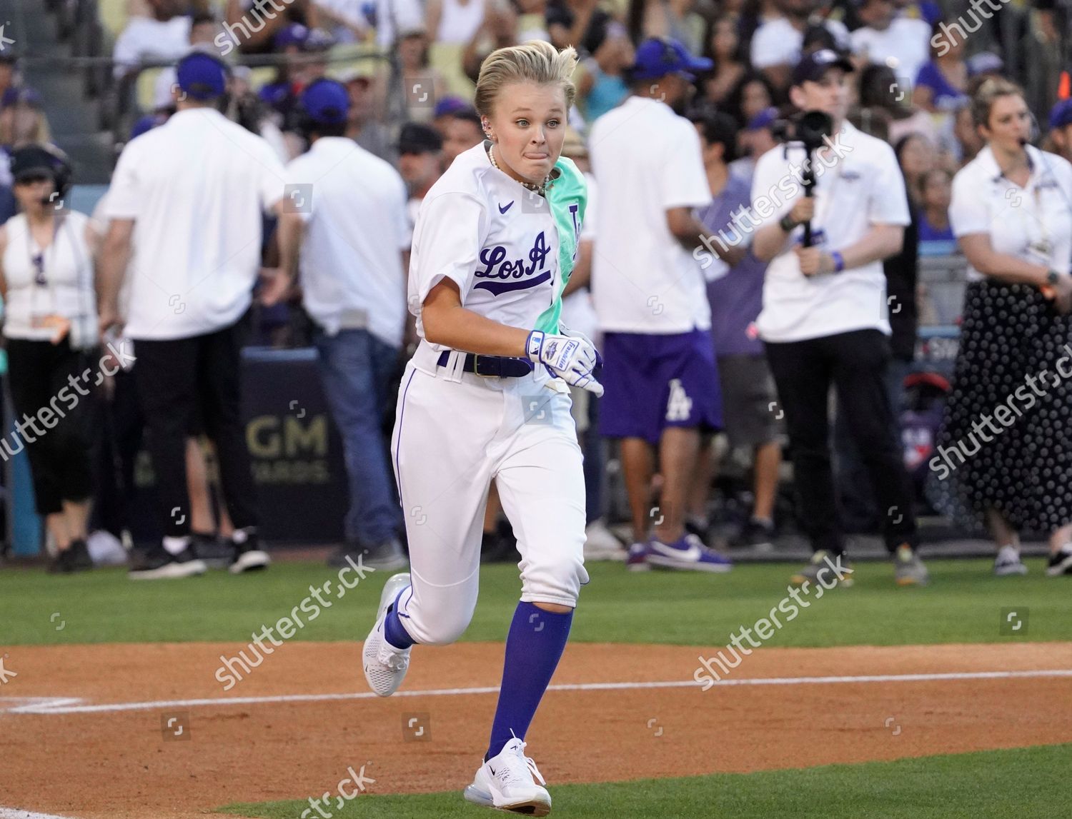 Jojo Siwa Plays Mgm Allstar Celebrity Editorial Stock Photo