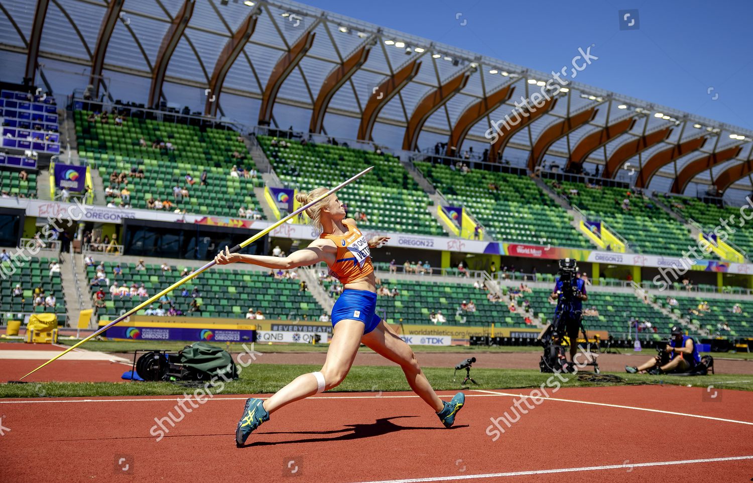 Anouk Vetter Action During Allaround Javelin Editorial Stock Photo