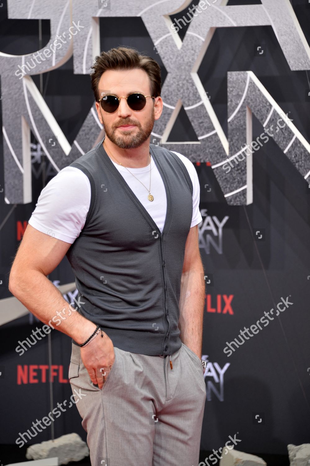 Chris Evans Gray Man Premiere Berlin Editorial Stock Photo - Stock ...