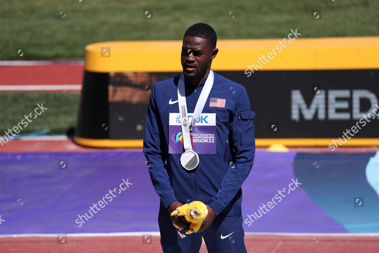 Silver Medalist Rai Benjamin United States Editorial Stock Photo