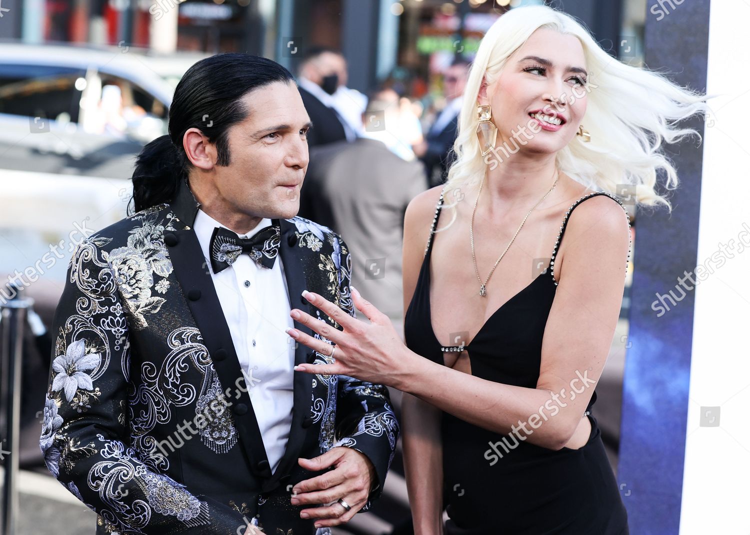 American Actor Corey Feldman Wifecanadian Model Editorial Stock Photo