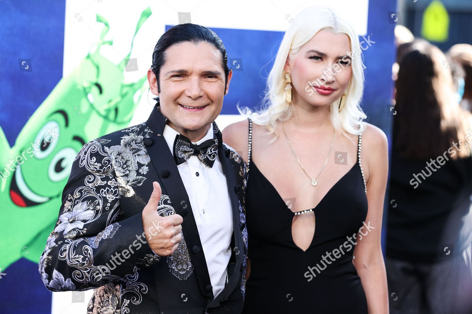 American Actor Corey Feldman Wifecanadian Model Editorial Stock Photo