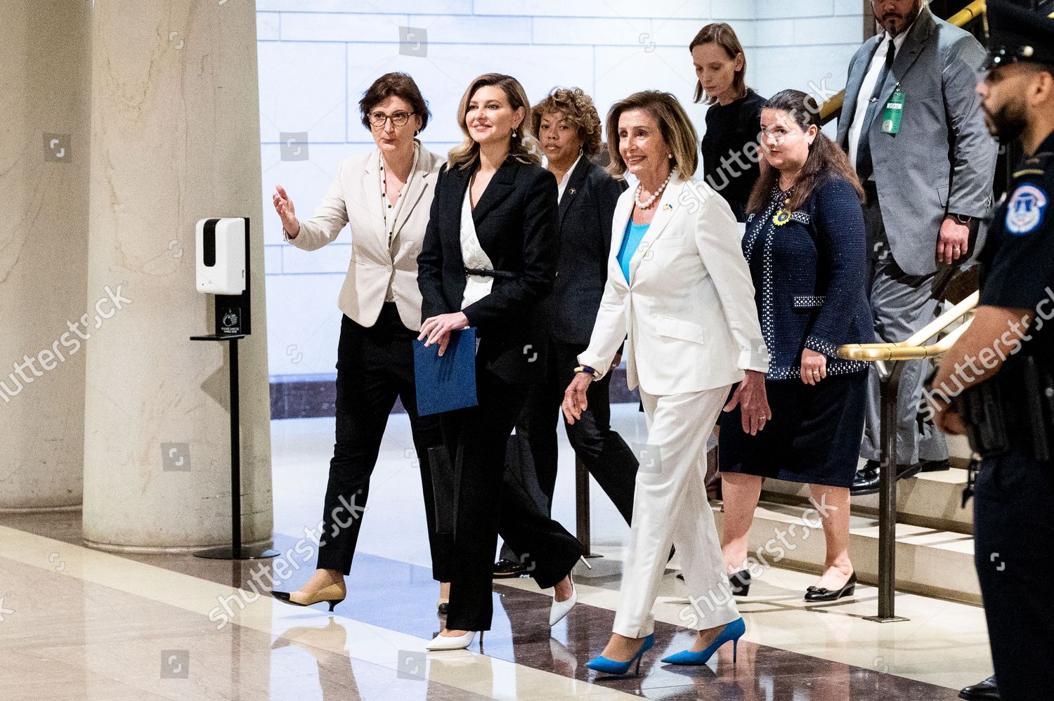 First Lady Ukraine Olena Zelenska Arriving Editorial Stock Photo