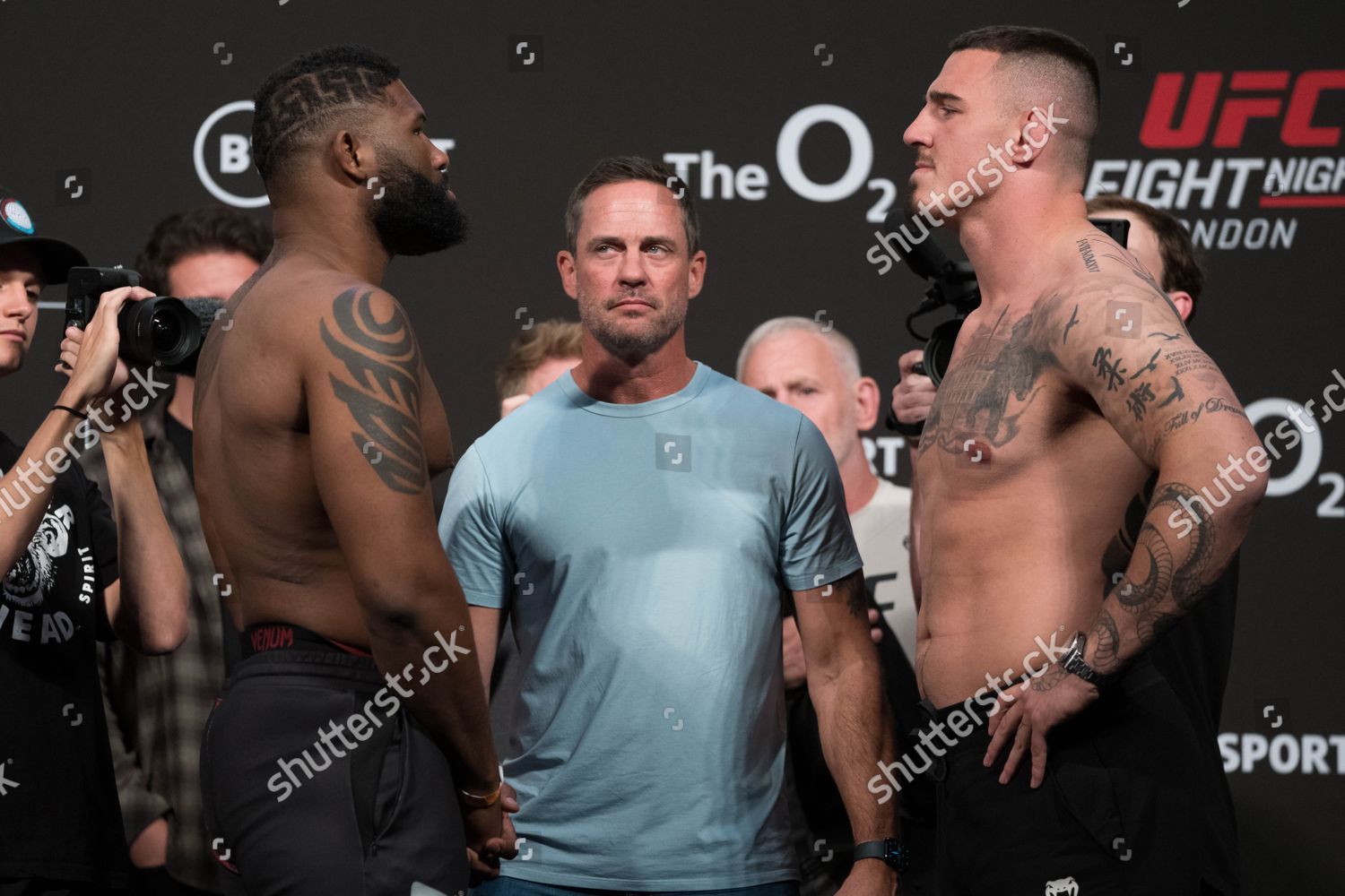 Curtis Blaydes Tom Aspinall Editorial Stock Photo - Stock Image ...