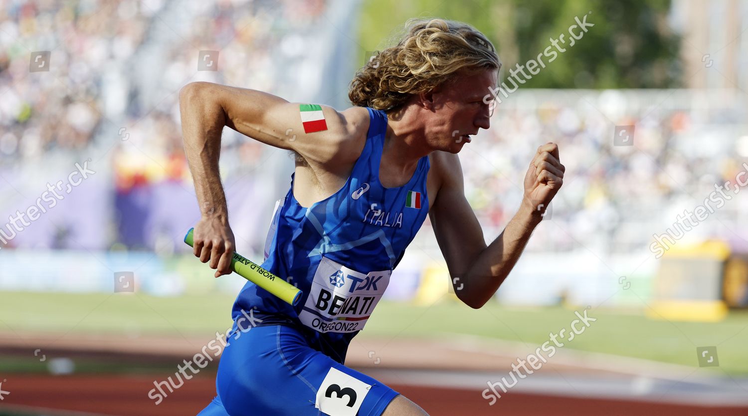 Lorenzo Benati Italy Competes Mens 4x400m Editorial Stock Photo Stock