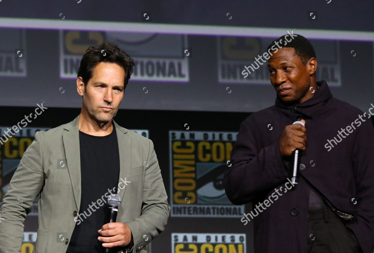 Paul Rudd Jonathan Majors Editorial Stock Photo - Stock Image