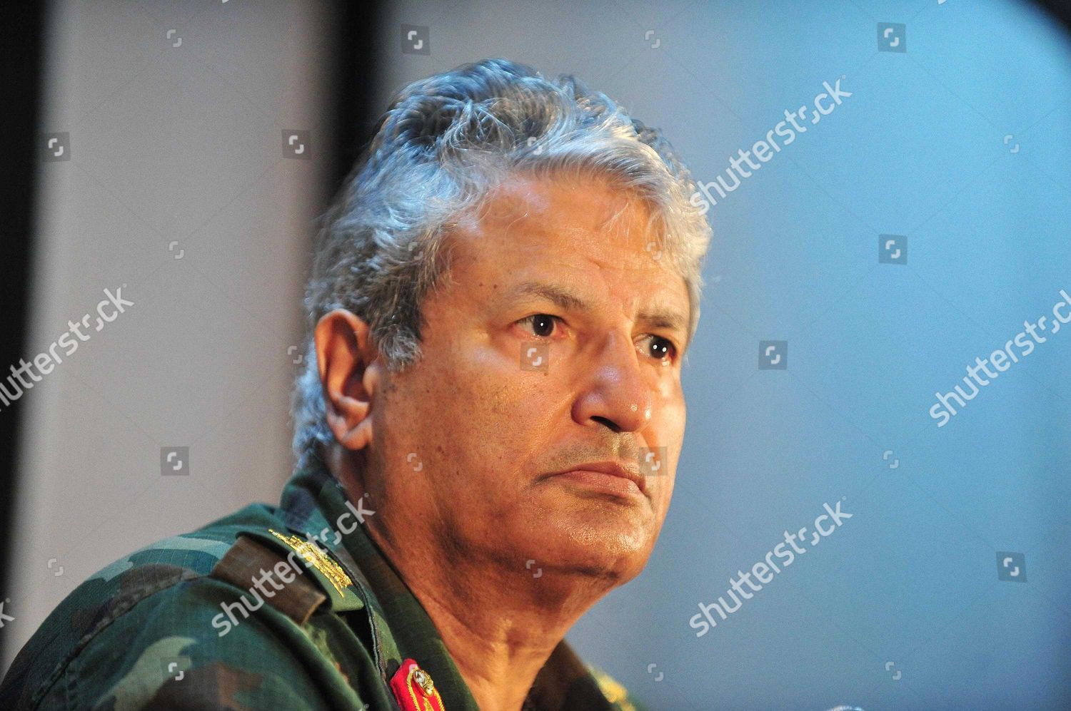 General Abdel Fattah Younes Senior Military Editorial Stock Photo