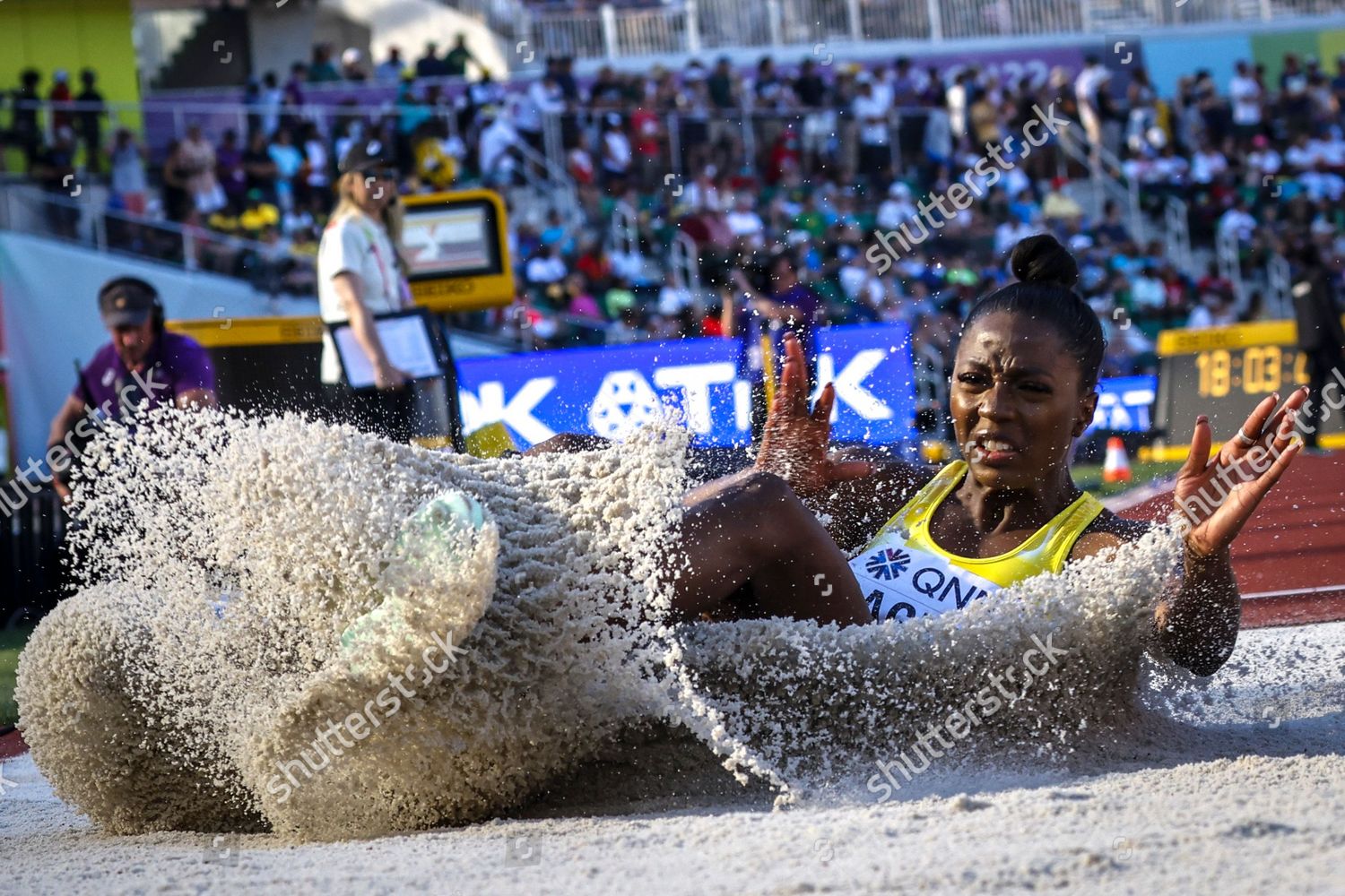 Khaddi Sagnia Sweden Competes Final Womens Editorial Stock Photo ...