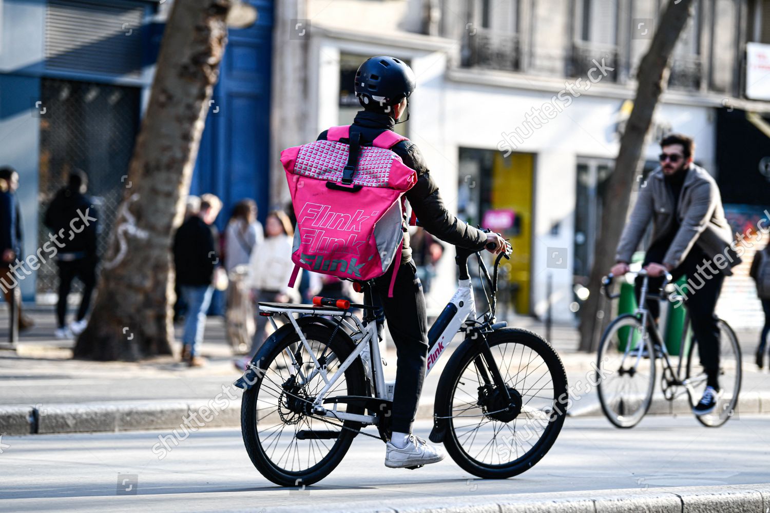 Deliver Flink On His Bike Bicyle Editorial Stock Photo - Stock Image ...