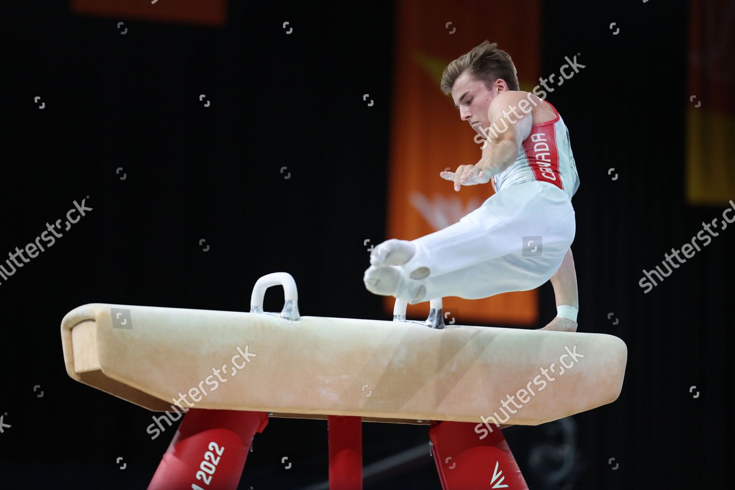 Felix Dolci Canada During Artistic Gymnastics Editorial Stock Photo