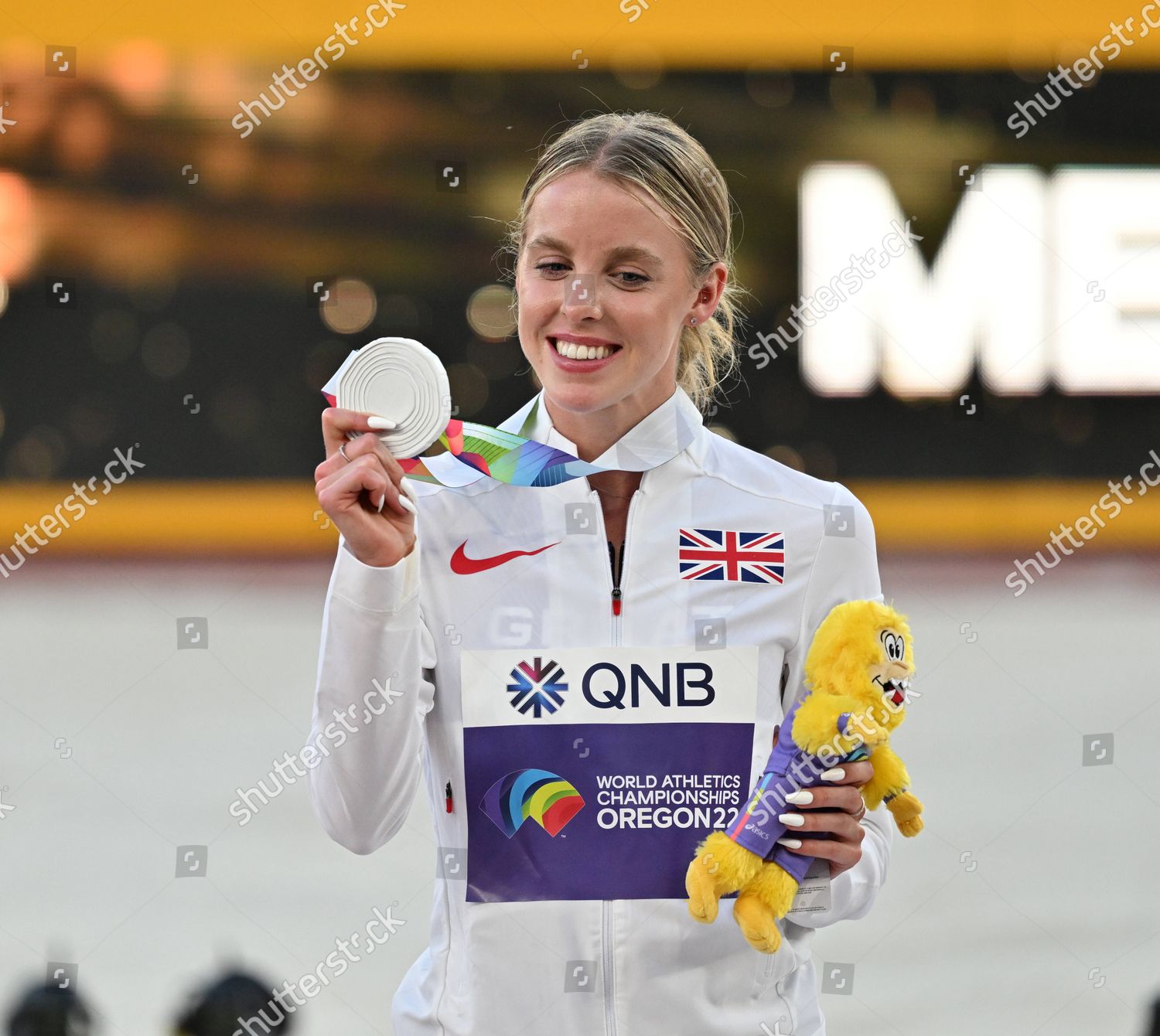 Silver Medalist Keely Hodgkinson Team Great Editorial Stock Photo ...