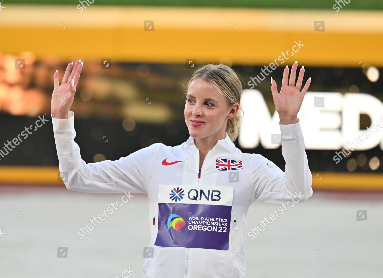 Silver Medalist Keely Hodgkinson Team Great Editorial Stock Photo ...