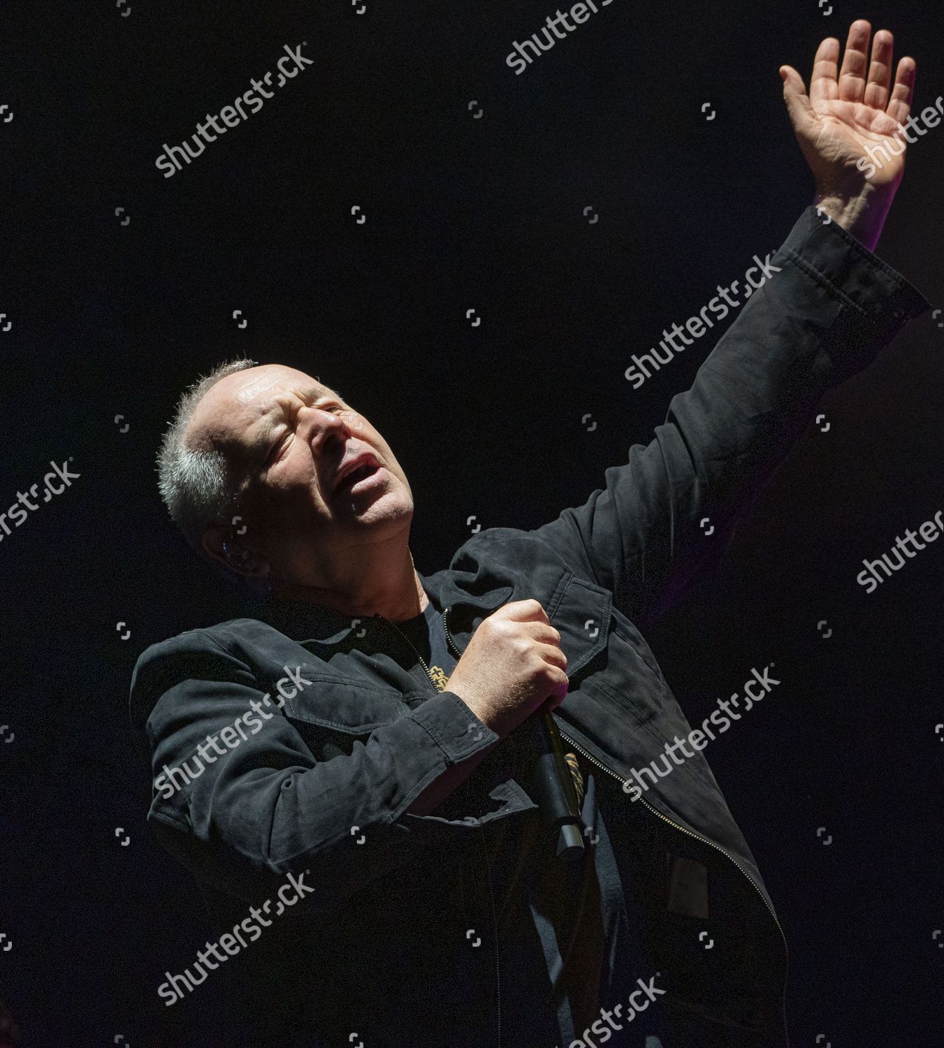 British Band Simple Minds Singer Jim Editorial Stock Photo - Stock