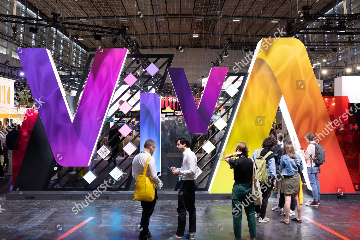 Vivatech Logo During Viva Technology Fair Editorial Stock Photo Stock Image Shutterstock