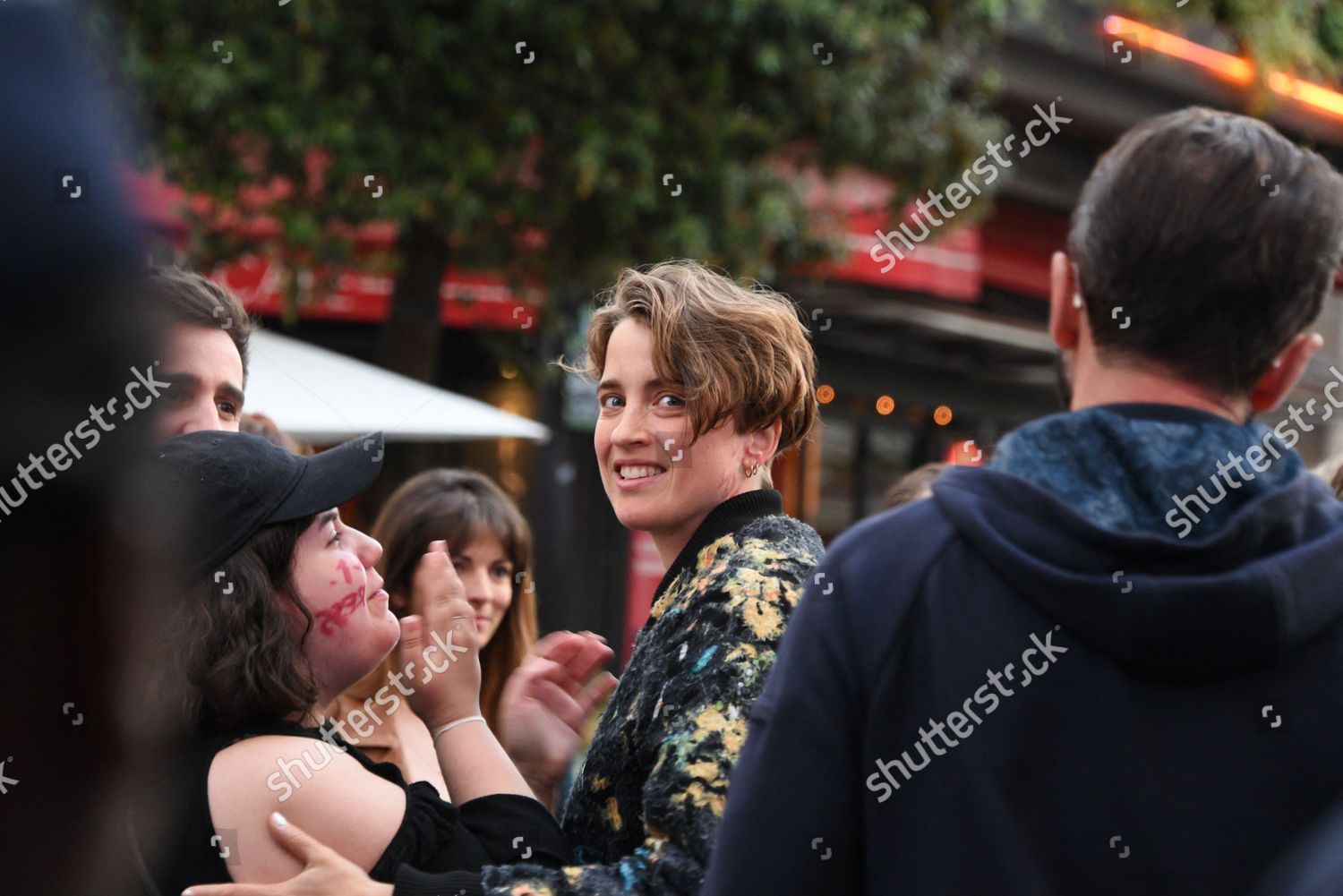 Adele Haenel Attends Metoo Protest Against Editorial Stock Photo