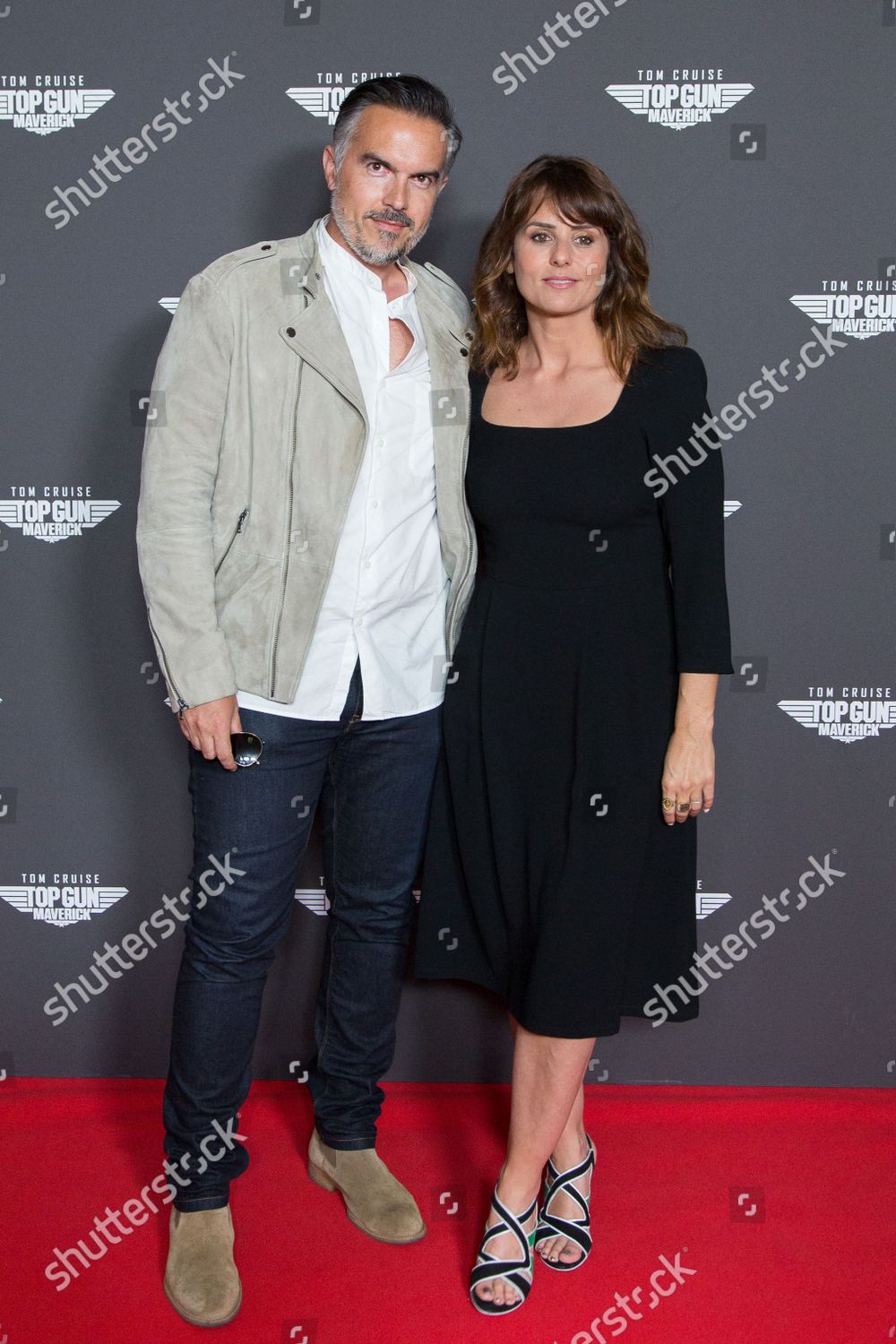 Maxime Chattam His Wife Faustine Bollaert Editorial Stock Photo - Stock ...