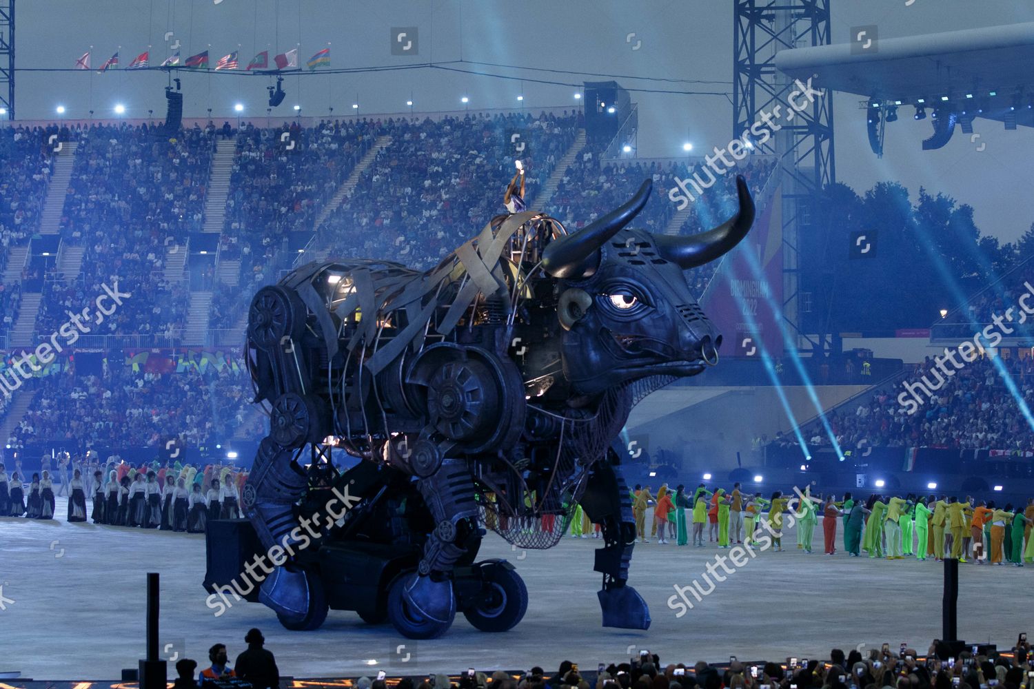 Commonwealth Games 2022 Opening Ceremony Bull Editorial Stock Photo   Shutterstock 13054057am 