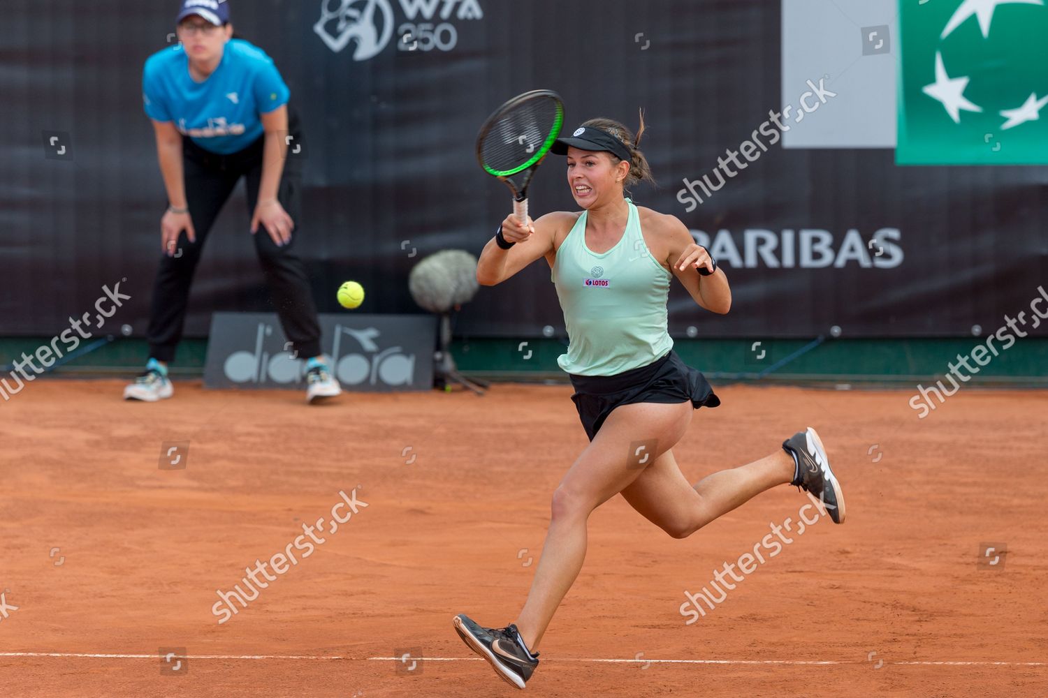 Weronika Falkowska Pol During Wta 250 Editorial Stock Photo - Stock