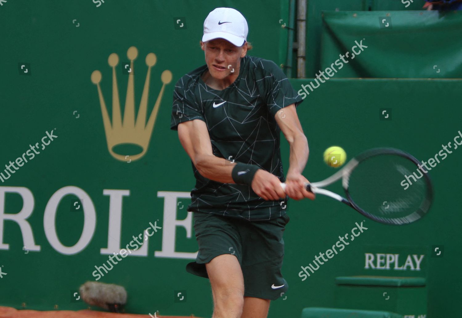 Jannik Sinner Italie During Rolex Montecarlo Editorial Stock Photo ...