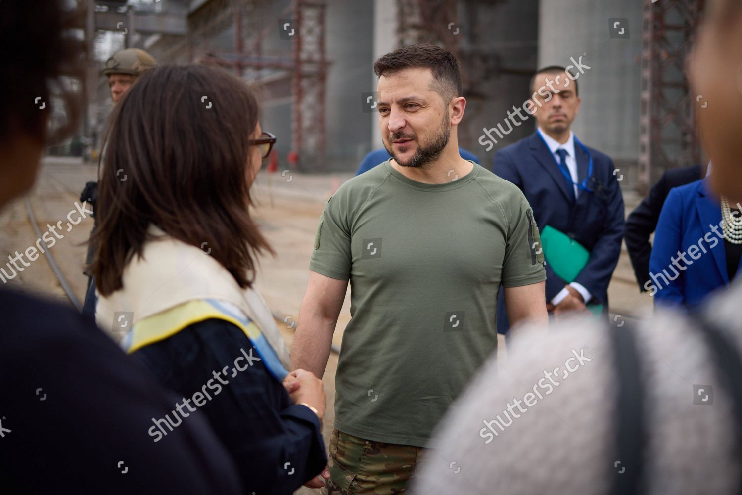 President Volodymyr Zelensky Posing Picture Western Editorial Stock ...