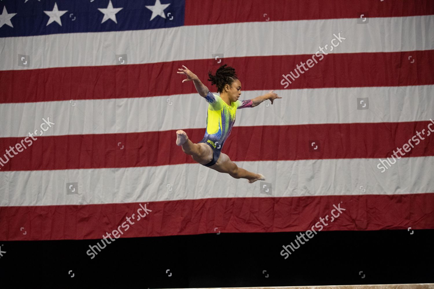 Hezly Rivera Woga Competes During Us Editorial Stock Photo - Stock