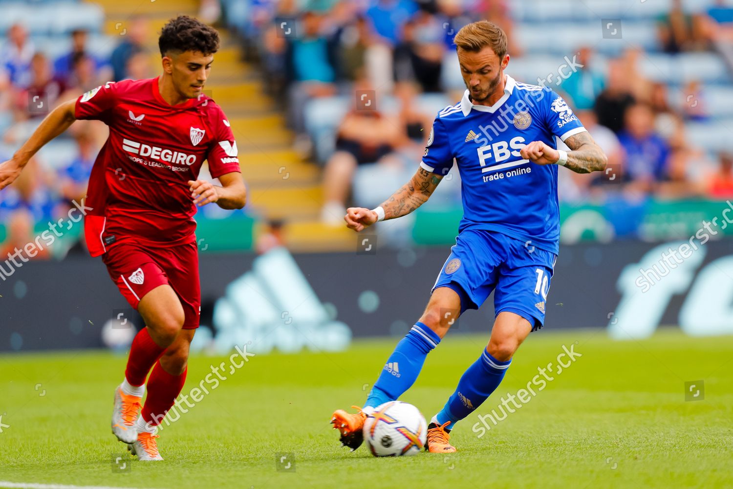 Preseason Friendly Football Leciester City Versus Editorial Stock Photo ...