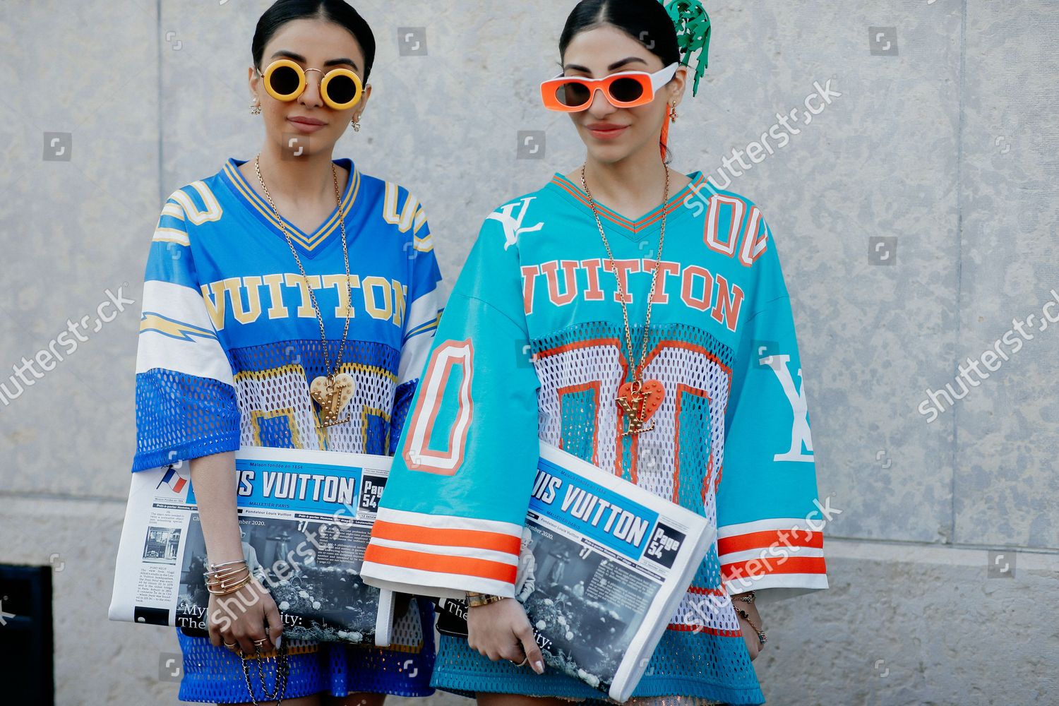 Street style, Snehal and Jyoti Babani arriving at Louis Vuitton