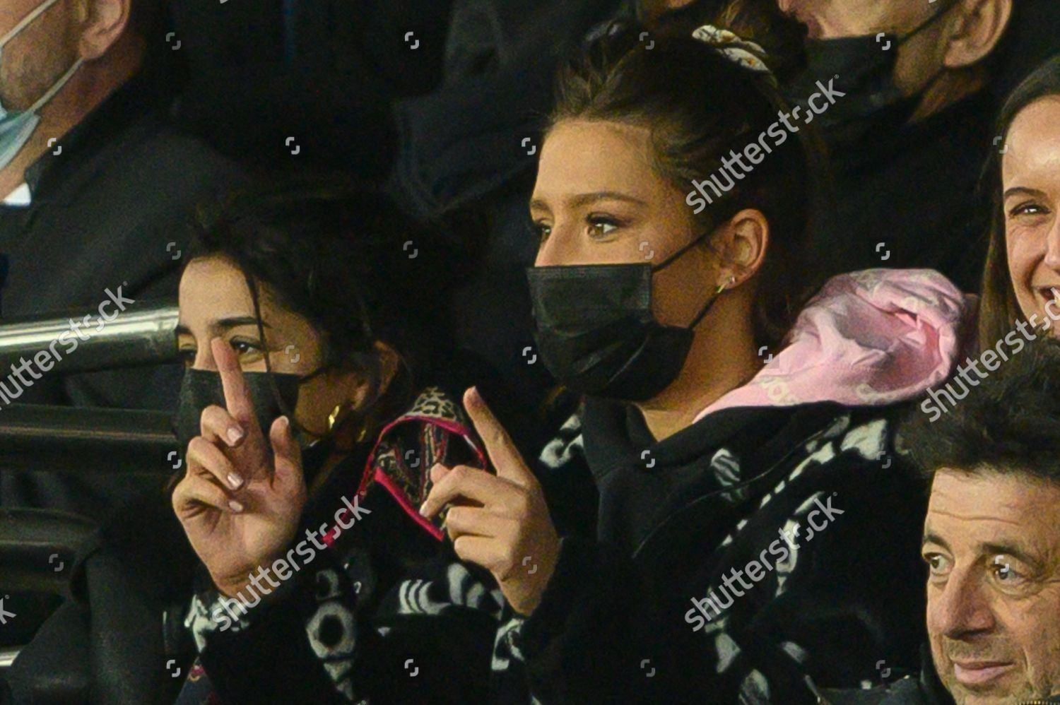 Leila Bekhti Adele Exarchopoulos Attend Uefa Editorial Stock Photo ...