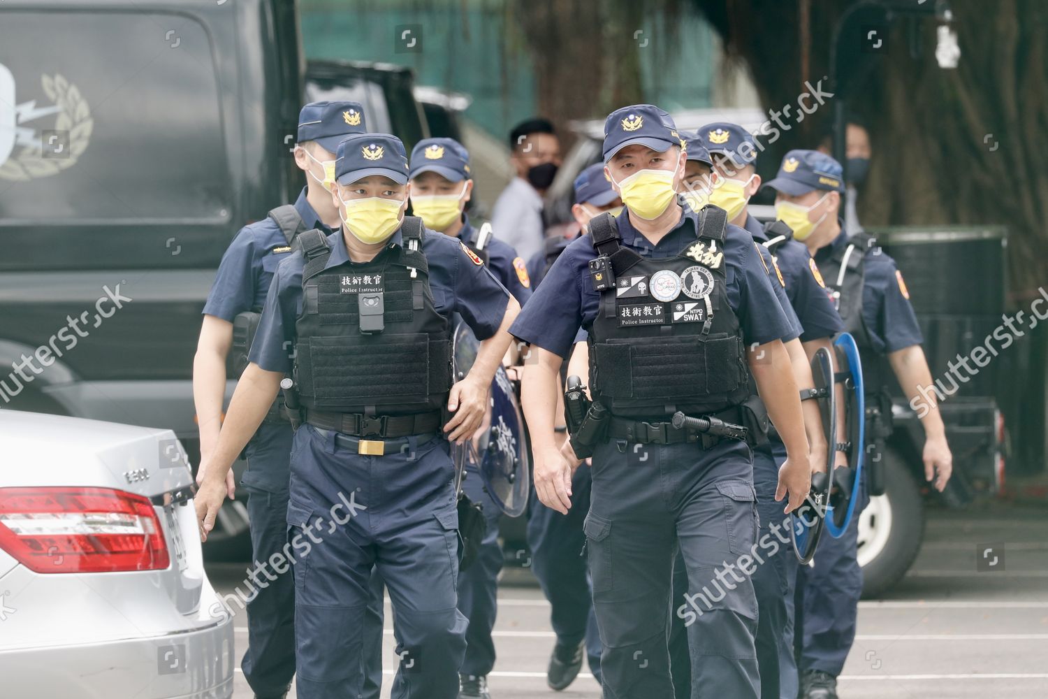 Taiwanese Swat Operatives Secure Perimeter During Editorial Stock Photo ...