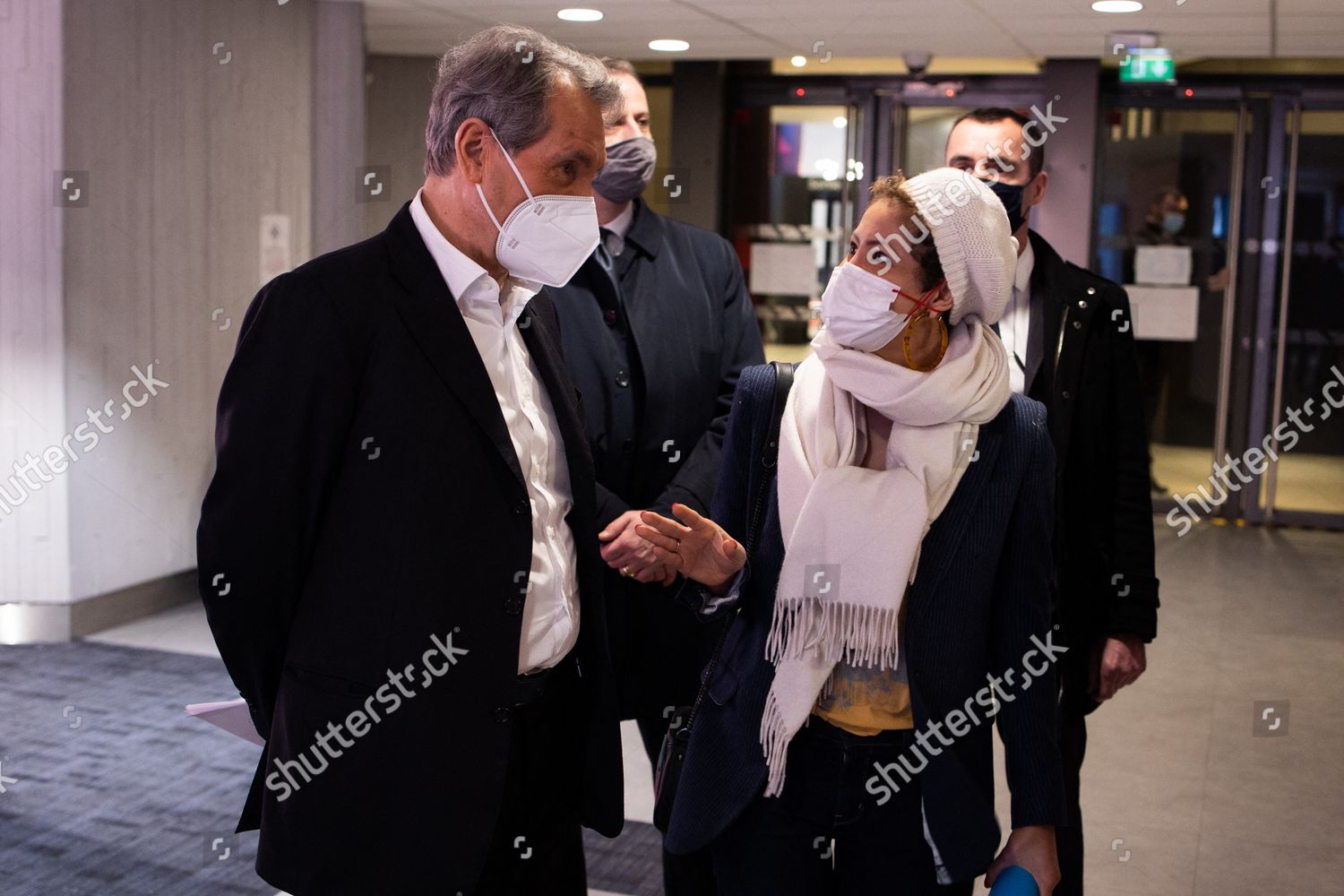 Mayada Boulos Speaks Jeanjacques Bourdin French Editorial Stock Photo