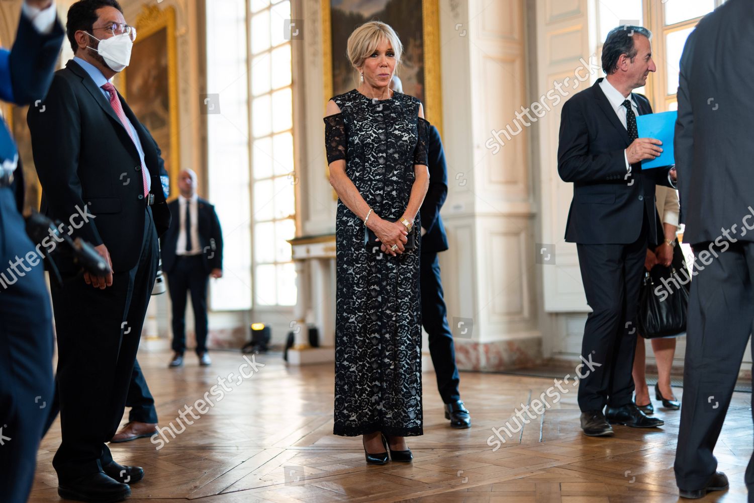 Brigitte Macron Signing First Partnership On Editorial Stock Photo ...