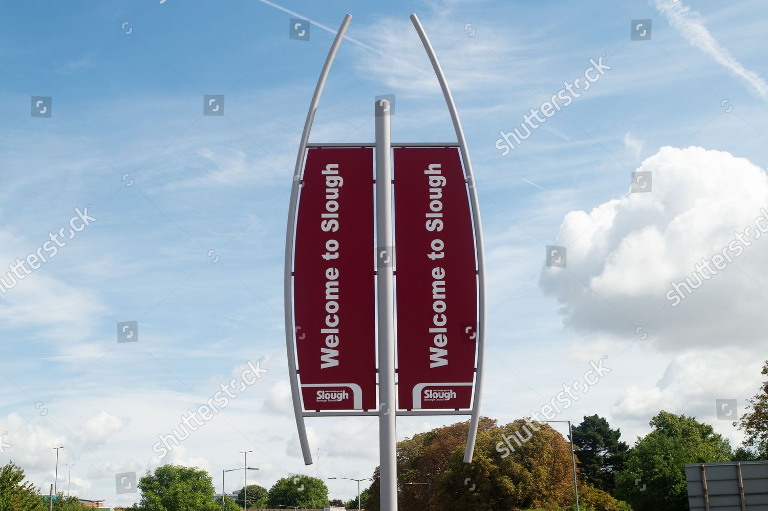 Slough Sign Second Case Monkeypox Editorial Stock Photo Stock