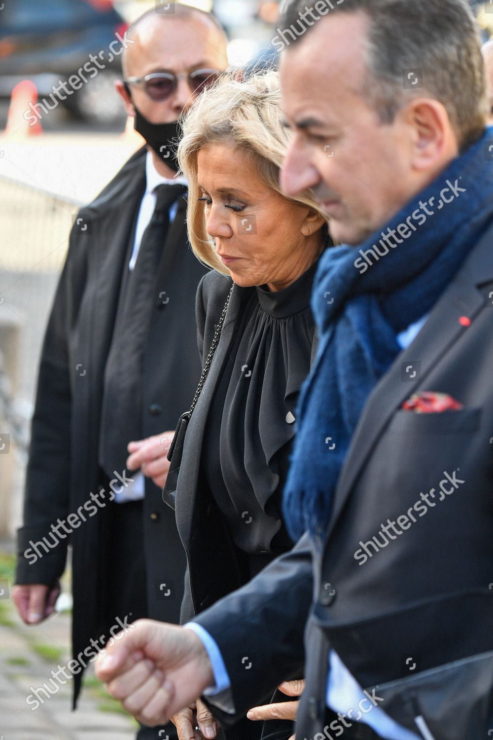 Brigitte Macron During Tribute Mass French Editorial Stock Photo ...